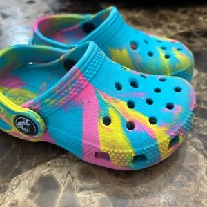 CROCS Vibrant Multicolor Kids Clogs